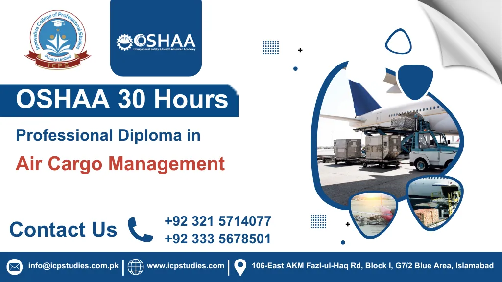 OSHAA 30-Hours Professional Diploma in Air Cargo Management