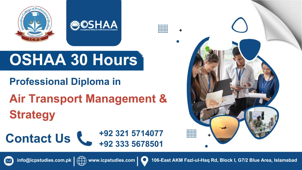 OSHAA 30-Hours Professional Diploma in Air Transport Management and Strategy