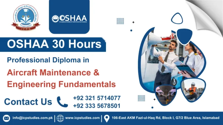 OSHAA 30-Hours Professional Diploma in Aircraft Maintenance and Engineering Fundamentals