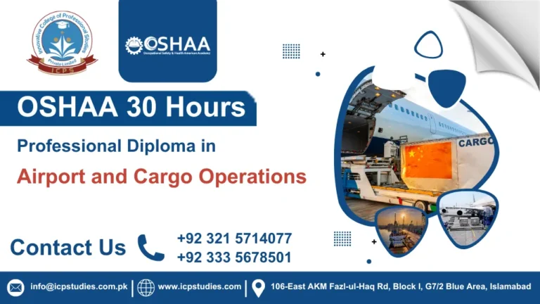 OSHAA 30-Hours Professional Diploma in Airport and Cargo Operations