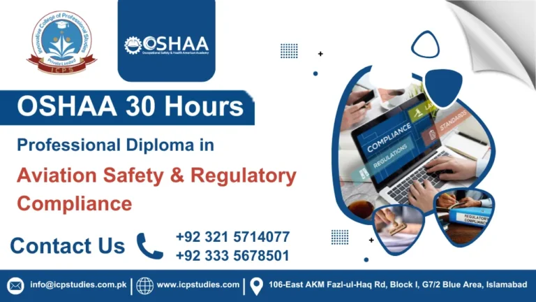 OSHAA 30-Hours Professional Diploma in Aviation Safety and Regulatory Compliance