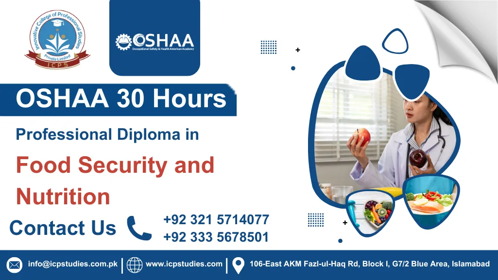 OSHAA 30-Hours Professional Diploma in Food Security and Nutrition