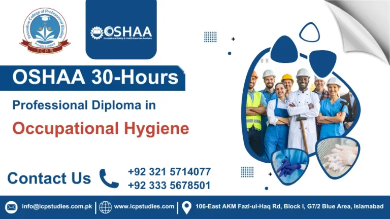 OSHAA 30-Hours Professional Diploma in Occupational Hygiene