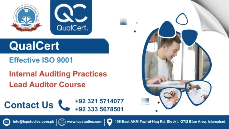 QualCert Effective ISO 9001 Internal Auditing Practices Lead Auditor Course