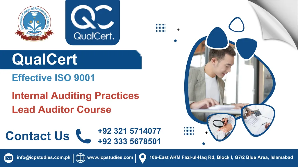 QualCert Effective ISO 9001 Internal Auditing Practices Lead Auditor Course