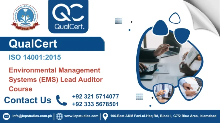QualCert ISO 14001:2015 – Environmental Management Systems (EMS) Lead Auditor Course