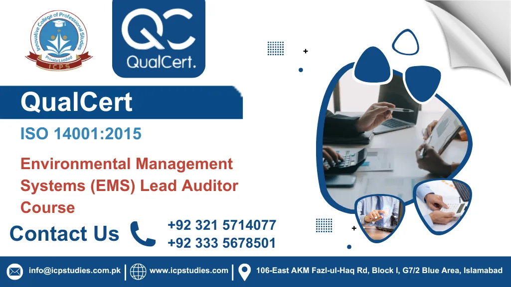 QualCert ISO 14001:2015 – Environmental Management Systems (EMS) Lead Auditor Course