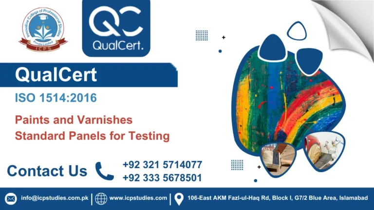 QualCert ISO 1514:2016 Paints and Varnishes — Standard Panels for Testing