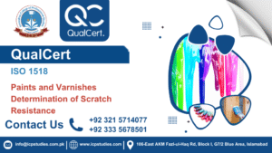 QualCert ISO 1518 Paints and Varnishes Determination of Scratch Resistance
