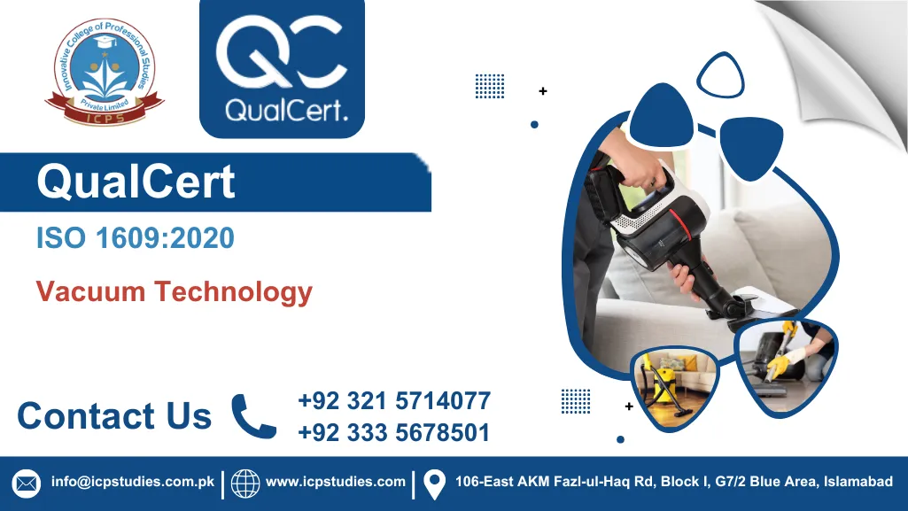 QualCert ISO 1609:2020 Vacuum Technology