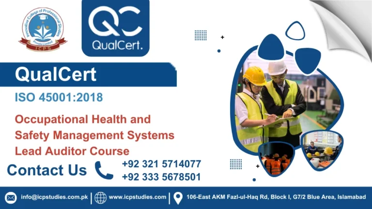 QualCert ISO 45001:2018 – Occupational Health and Safety Management Systems Lead Auditor Course