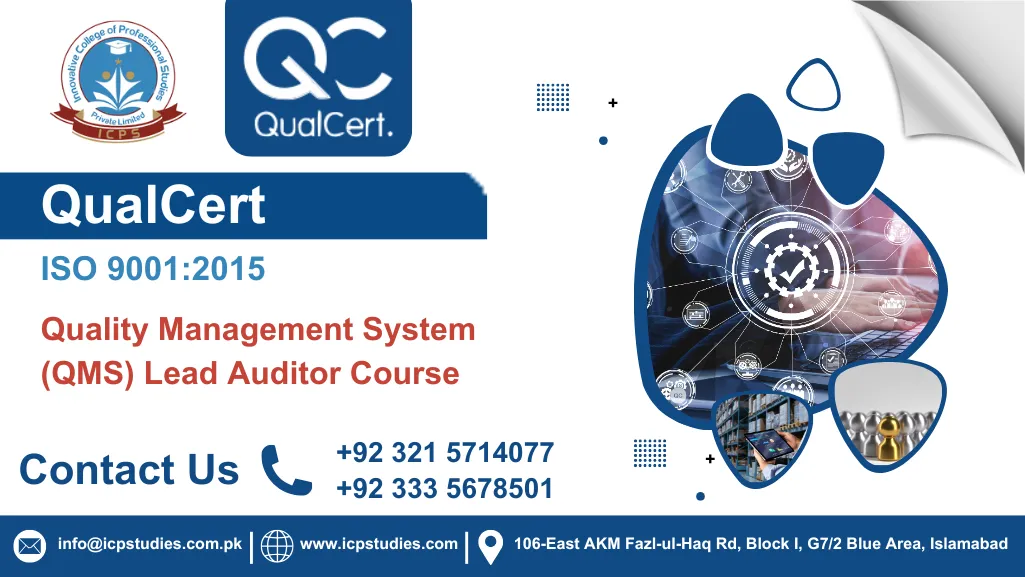 QualCert ISO 9001:2015 – Quality Management System (QMS) Lead Auditor Course