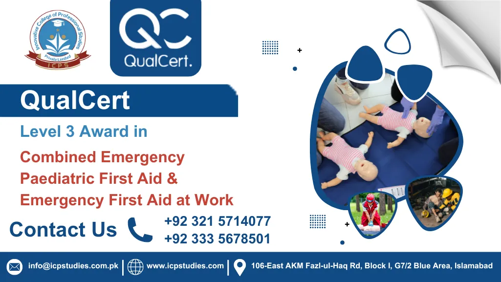 QualCert Level 3 Award in Combined Emergency Paediatric First Aid (EPFA) & Emergency First Aid at Work (EFAW)