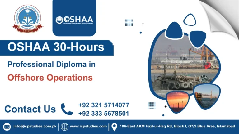 OSHAA 30-Hours Professional Diploma in Offshore Operations