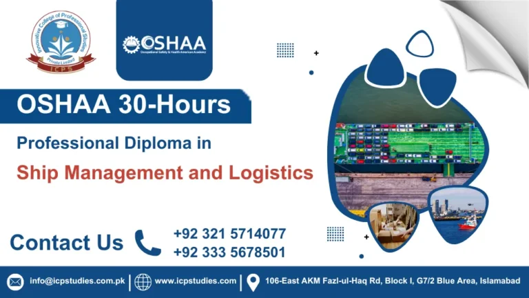 OSHAA 30-Hours Professional Diploma in Ship Management and Logistics