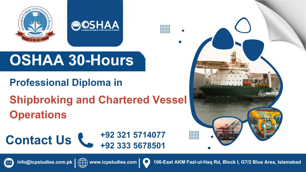 OSHAA 30-Hours Professional Diploma in Shipbroking and Chartered Vessel Operations