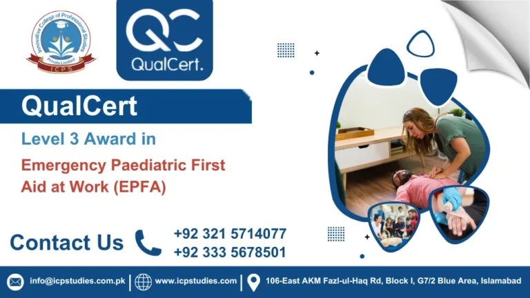 QualCert Level 3 Award in Emergency Paediatric First Aid at Work (EPFA)
