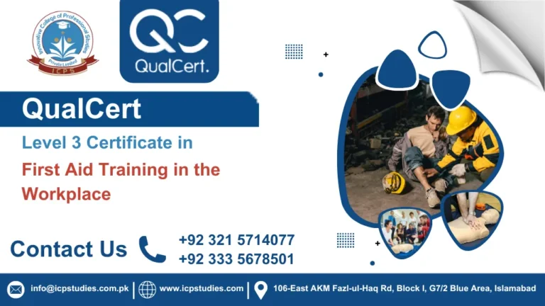 QualCert Level 3 Certificate in First Aid Training in the Workplace