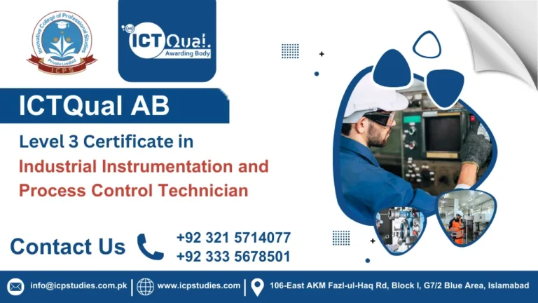ICTQual AB Level 3 Certificate in Industrial Instrumentation and Process Control Technician