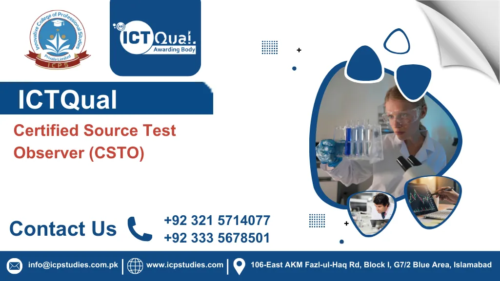 ICTQual Certified Source Test Observer (CSTO)