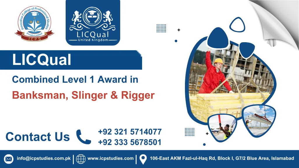 LICQual Combined Level 1 Award in Banksman, Slinger & Rigger