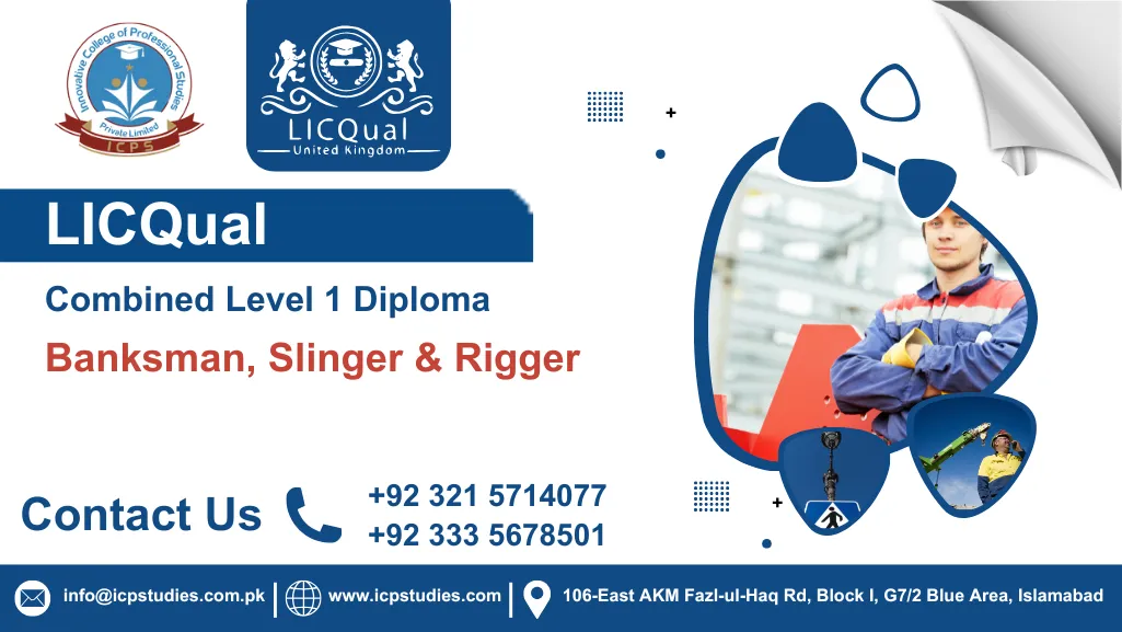 LICQual Combined Level 1 Diploma in Banksman, Slinger & Rigger