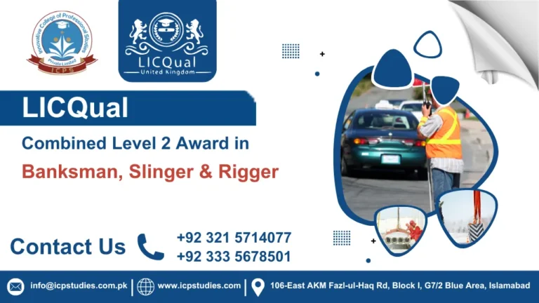 LICQual Combined Level 2 Award in Banksman, Slinger & Rigger