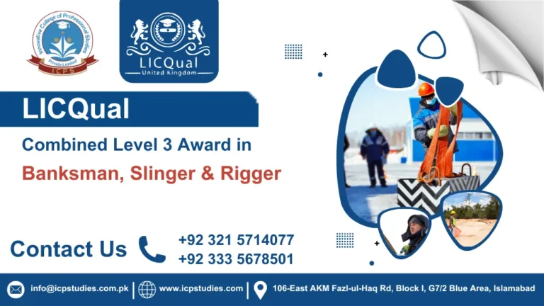 LICQual Combined Level 3 Award in Banksman, Slinger & Rigger