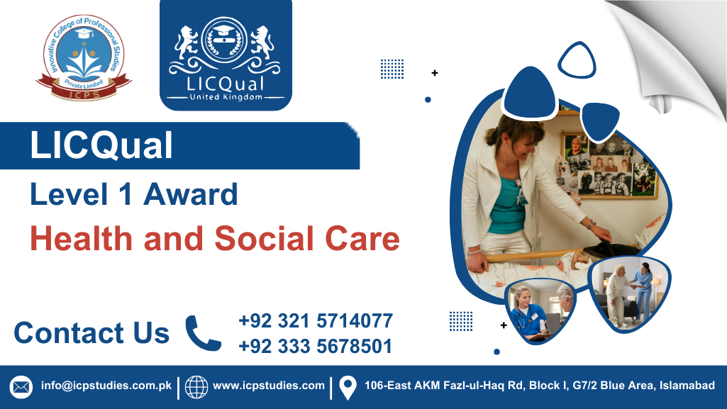 LICQual Level 1 Award in Health and Social Care