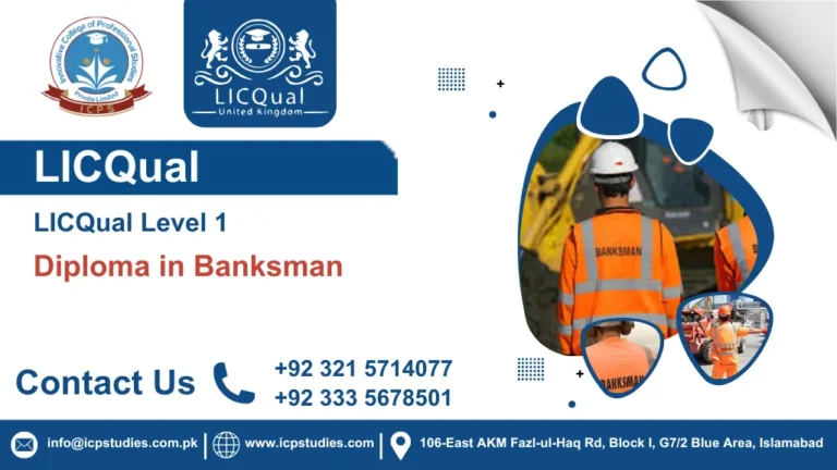 LICQual Level 1 Diploma in Banksman