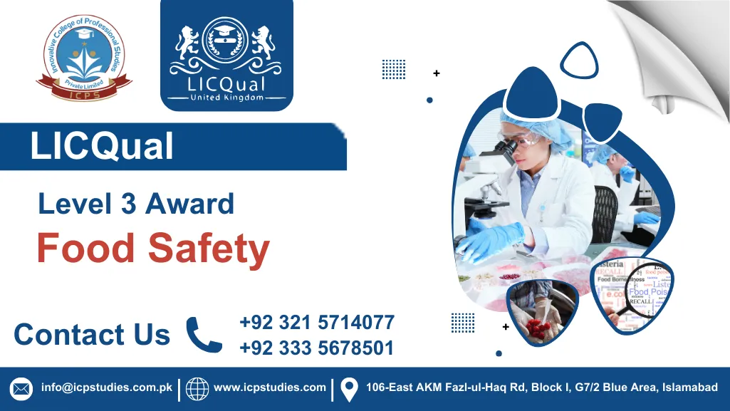 LICQual Level 3 Award in Food Safety
