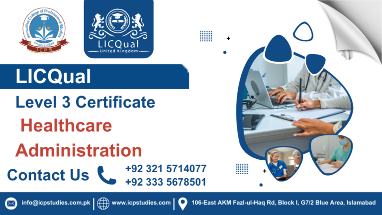 LICQual Level 3 Certificate in Healthcare Administration 