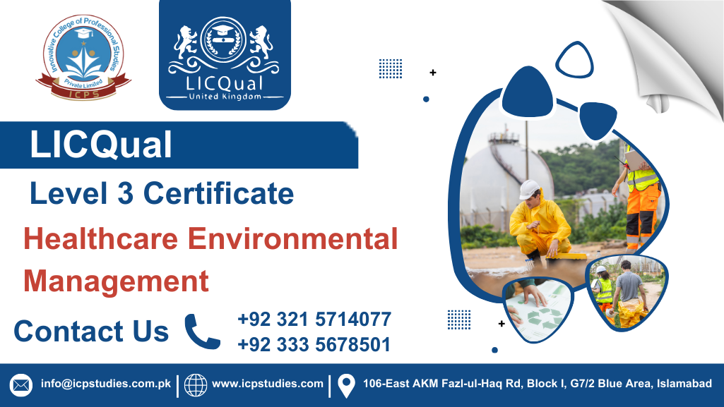 LICQual Level 3 Certificate in Healthcare Environmental Management