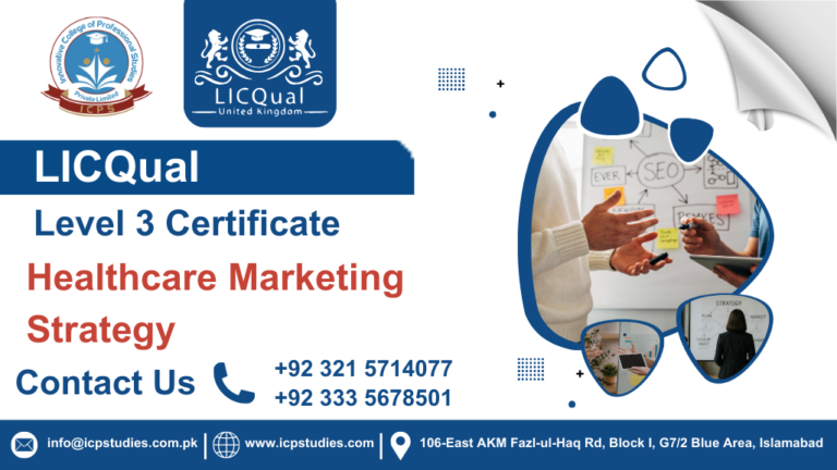 LICQual Level 3 Certificate in Healthcare Marketing Strategy