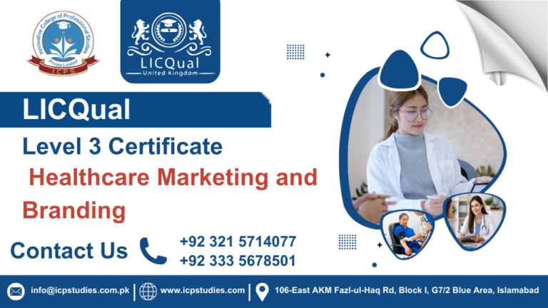 LICQual Level 3 Certificate in Healthcare Marketing and Branding