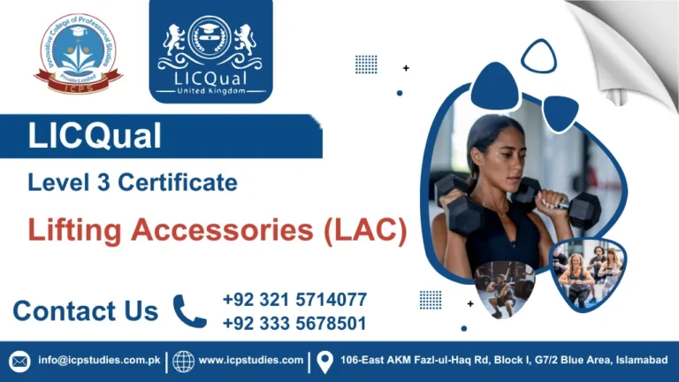 LICQual Level 3 Certificate in Lifting Accessories (LAC)