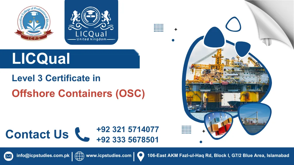 LICQual Level 3 Certificate in Offshore Containers (OSC)