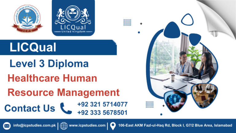 LICQual Level 3 Diploma in Healthcare Human Resource Management