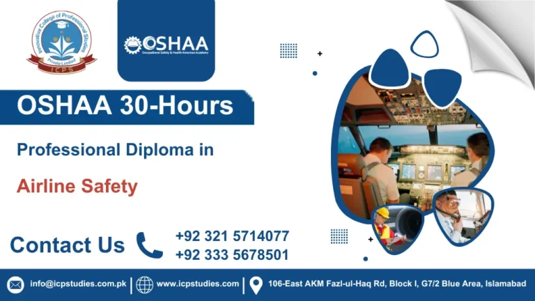 OSHAA 30 Hour Professional Diploma in Airline Safety