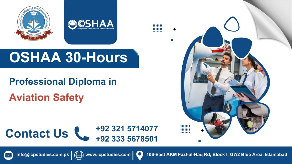 OSHAA 30 Hour Professional Diploma in Aviation Safety