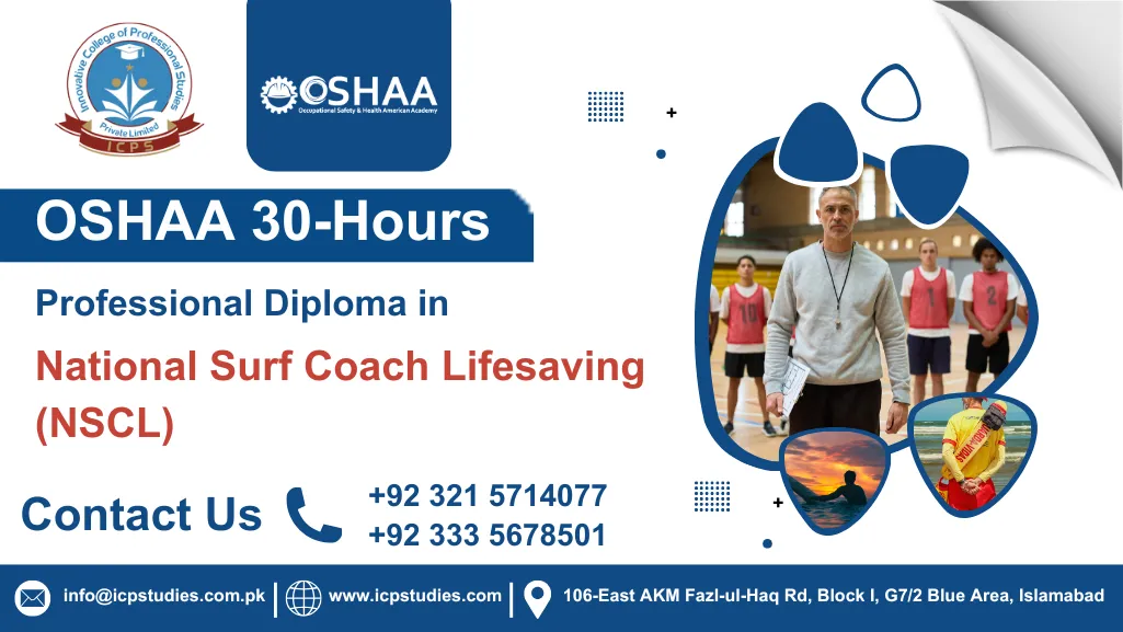 OSHAA 30-Hours Professional Diploma in National Surf Coach Lifesaving (NSCL)