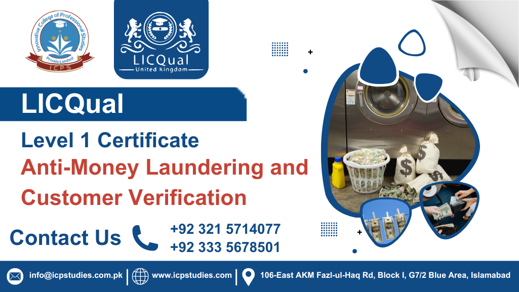 LICQual Level 1 Certificate in Anti-Money Laundering and Customer Verification