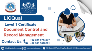 LICQual Level 1 Certificate in Document Control and Record Management