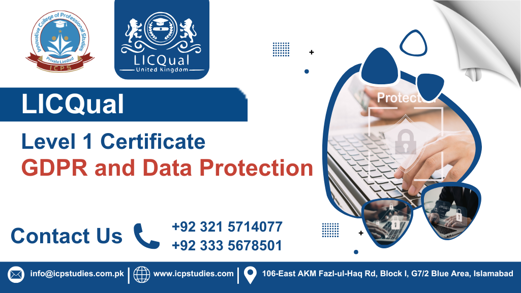 LICQual Level 1 Certificate in GDPR and Data Protection