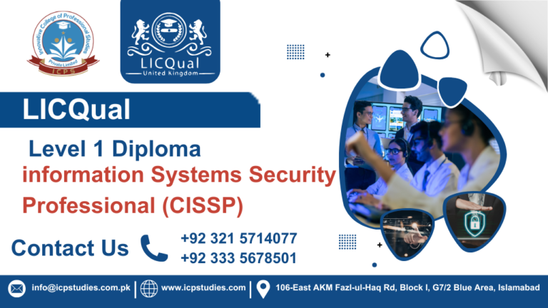 LICQual Level 1 Diploma in Certified Information Systems Security Professional (CISSP)