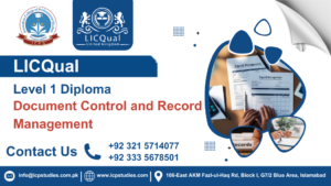 LICQual Level 1 Diploma in Document Control and Record Management