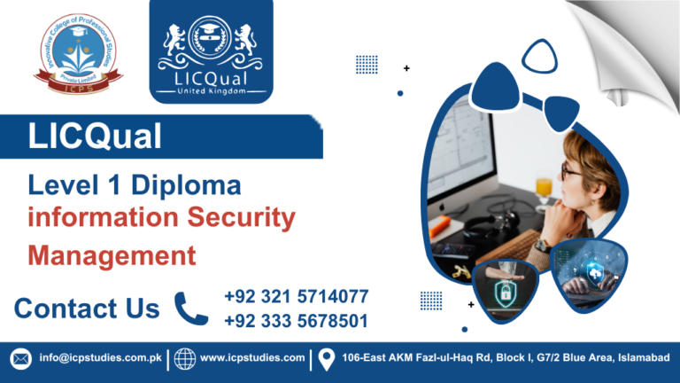 LICQual Level 1 Diploma in information Security Management