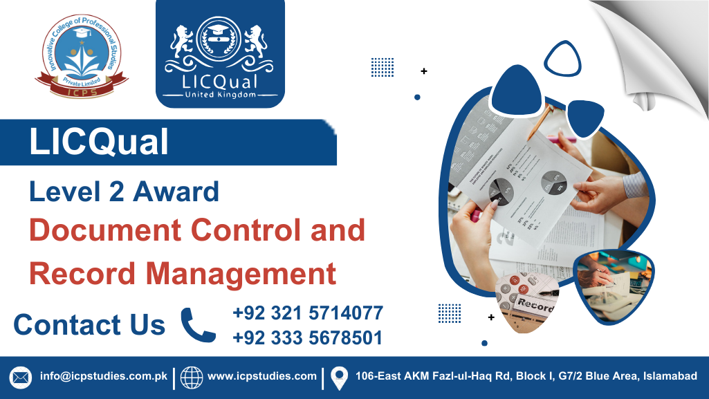 LICQual Level 2 Award in Document Control and Record Management