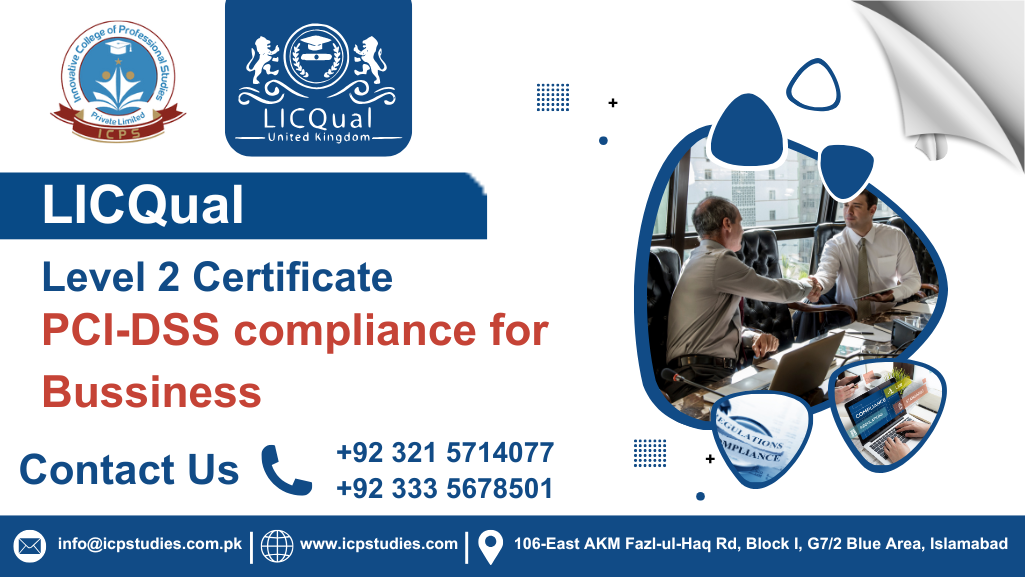 LICQual Level 2 Certificate in PCI-DSS compliance for Bussiness