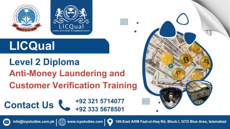 LICQual Level 2 Diploma in Anti-Money Laundering and Customer Verification Training